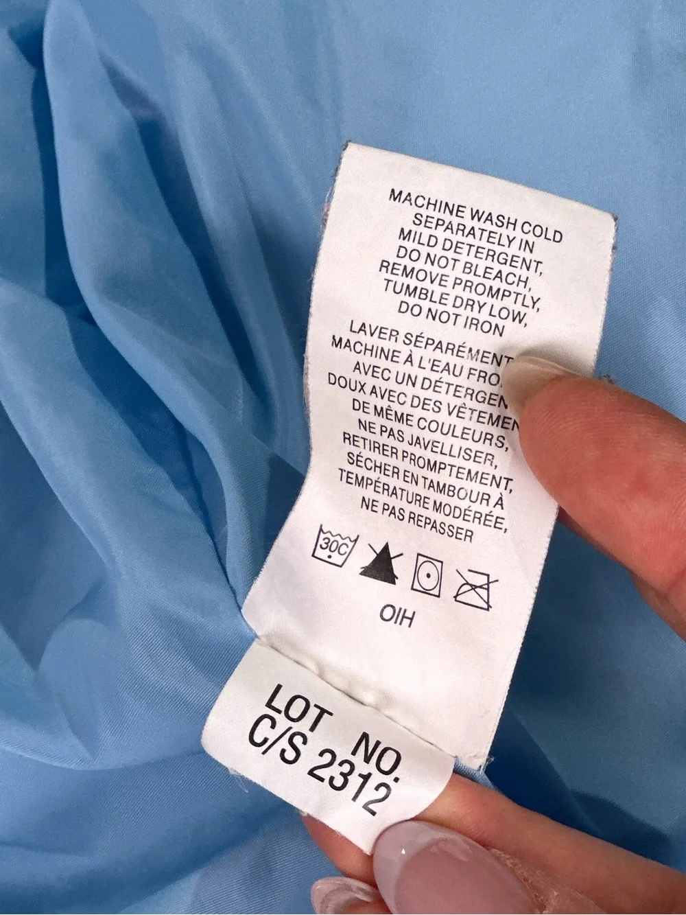 Columbia Down Insulated Colorblock Puffer Jacket Light Blue Youth XL